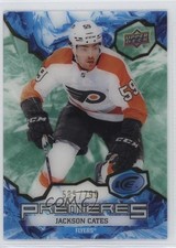 2021-22 Upper Deck Ice Ice Premieres Green 585/799 Jackson Cates #154 1fa0