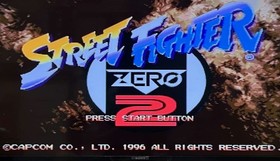 Street Fighter Zero 2 Sega Saturn Japanese ver with Case Used Tested