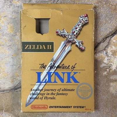 Zelda II 2 The Adventure of Link Box - Nintendo Entertainment System NES *READ*