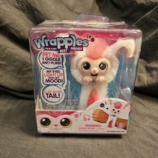 LITTLE LIVE PET WRAPPLES BONNIE PINK GIGGLES/PURRS EYES LIGHT UP SUPER CUTE