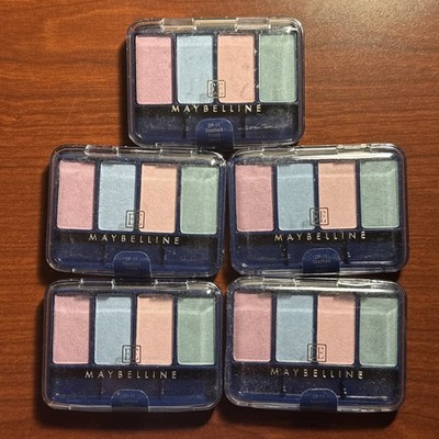 Lot 5 Maybelline Vintage Eye Shadow Quad Seashore Frosts Pearl DP-11  .22 Oz
