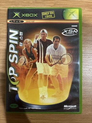 Microsoft XBOX Top Spin XSN Retro Game Korea Version for MS Console CIB