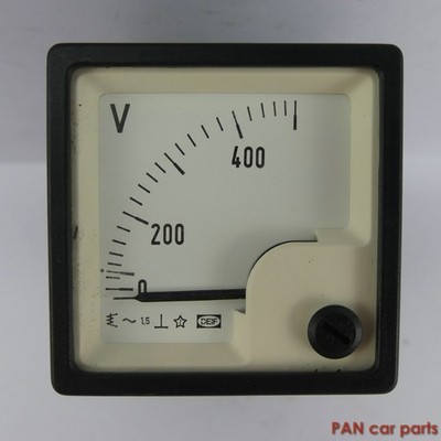 Einbau Voltmeter analog 0-500V DEIF