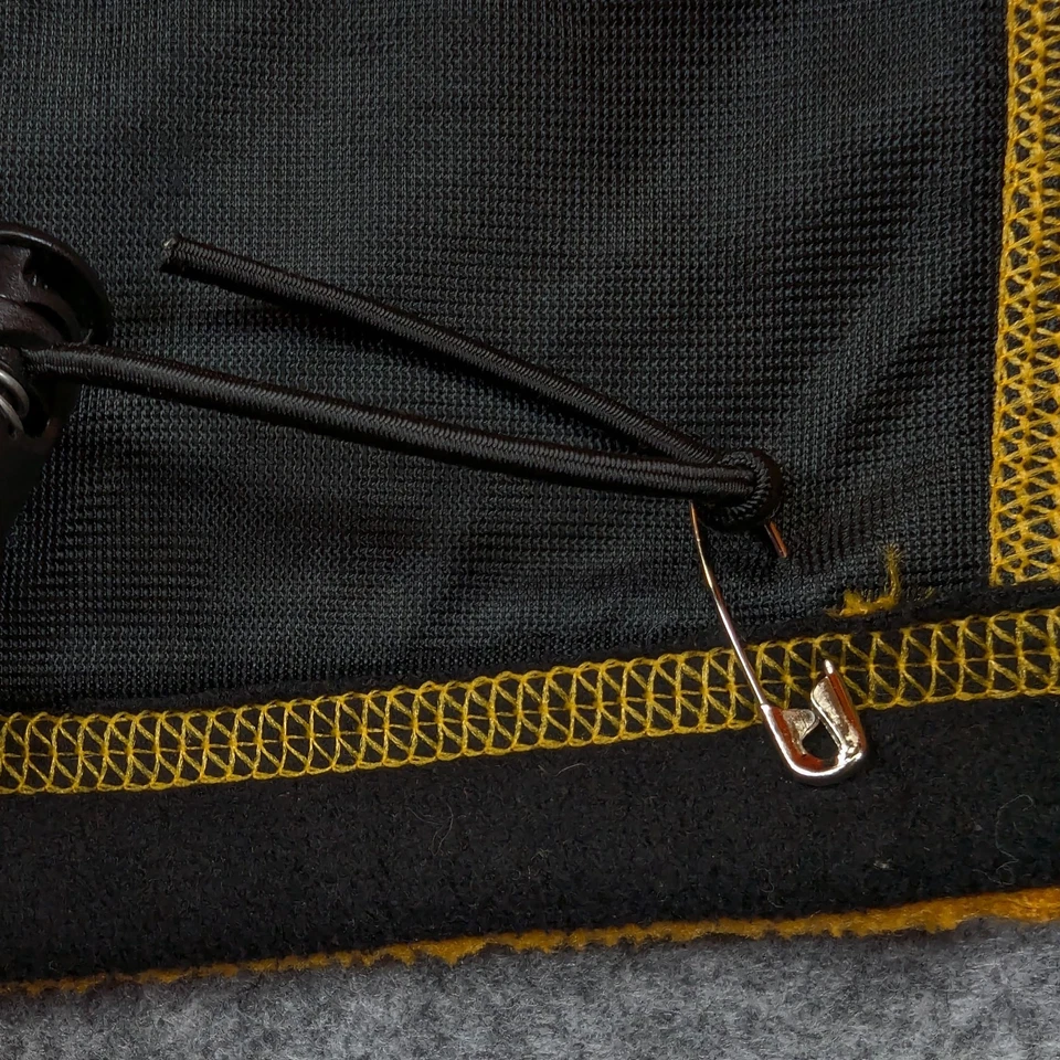 Chaqueta polar MontBell vintage para hombre grande amarilla naranja cremallera completa exterior de colección Foto 4 de 4