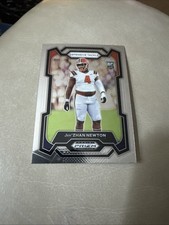 Jer'zhan Newton Rookie RC 2024 Prizm Draft Picks Card #136 Illinois/Commanders 