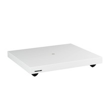 Fluance IB40 Turntable Isolation Base Anti-Vibration Wood Platform, Bubble Level