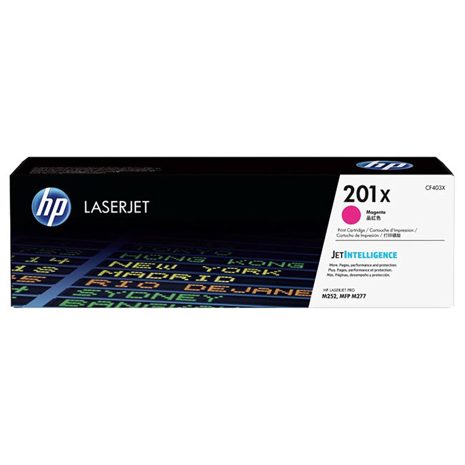 Original HP 201X High Capacity Magenta Toner Cartridge (CF403X)