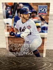 2019 Topps Pete Alonso Greatest Players 150 Years Rookie RC Baseball Card