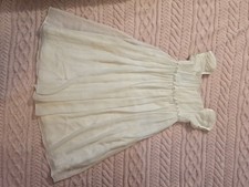 David's Bridal Girls Ivory A-Line Long Dress Size 5