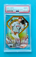 Mike Trout   2022 Topps Diamond Great Die-Cuts #DGDC1  PSA Gem Mint 10 Angels