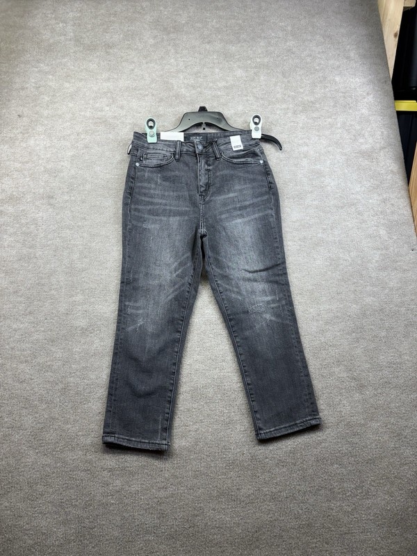 NWT Judy Blue Black Skinny Fit Capri Jeans Size 5/27