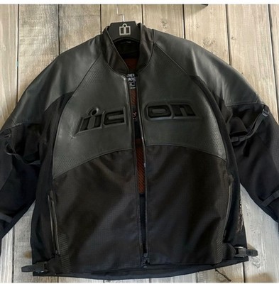 Icon Contra 2 Perforated Leather Jacket | eBay