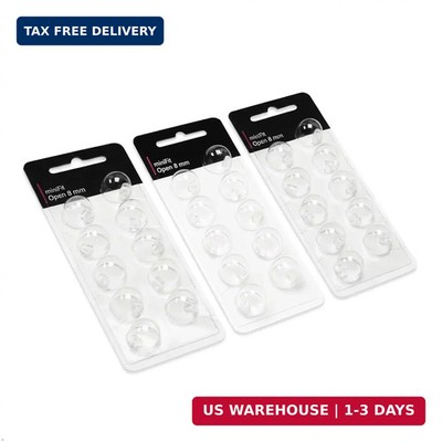 30 Pcs MiniFit Open 8mm Hearing Aid Domes for Oticon, Compatible with Oticon Rea