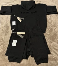 NEW Fear of God Essentials Cuffed Black Bundle Size Large 100% Authentic✅