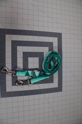 Now House by Jonathan Adler 2-Dog Splitter Leash | Teal Adjustable Double Dog