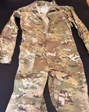 US Army Multicam Cold Weather Combat Coveralls Full Zip Medium Cotton Blend