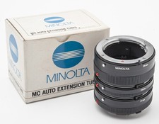 Minolta MC Auto Extension Tube Set 14mm 21mm 28mm - Minolta MC