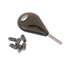 6 Pièces Vis Sans Tête D'aileron + Jeu De Clés Pour Accessoire De Surf