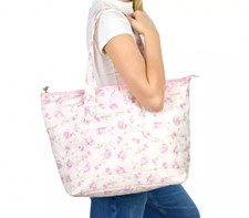 LoveShackFancy x Target - Yoobi Ribbon Rosa Quilted Tote Bag SHIPS FAST
