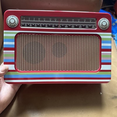 Mülleimer SAMMLERSTÜCK KEKSDOSE RADIOFORM - Sainsburys 29 x 19 x 7 cm - SEHR GUT