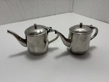 VTG Vollrath Stainless Steel Made in Korea Small Cream Pitcher Set Of 2