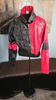 Harley Quinn Suicide Squad Jacket XL Live Fast Die Clown NWT Spirit Halloween