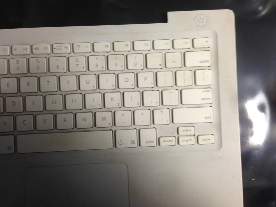 Apple Macbook 13 Serie A1181 Reposamanos Panel Táctil Blanco~INGLÉS~¡ENVÍO GRATUITO! 4.E. Foto 3 de 4