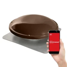 Master Flow Roof Mount Attic Fan 1250 Cfm Brown Galvanized Quick Connect Roof