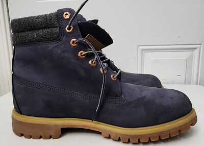Timberland ティンバーランド 6inch boot navy Timberland 6-Inch Premium Waterproof Navy Blue Suede Boots Men's