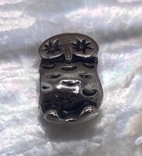 Sterling Silver Owl Bead Charm
