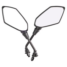 2x Spiegel Set Paar Spiegelset für Roller Motorrad Quad universal,M10 Gewinde