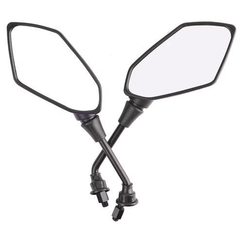 2x Spiegel Set Paar Spiegelset für Roller Motorrad Quad universal,M10 Gewinde - Bild 1 von 11