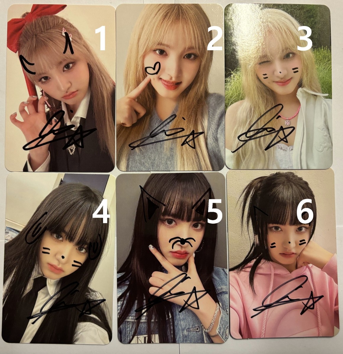 IVE LIZ [I'VE MINE & I'VE IVE] Autographed Signed Photo card Event
