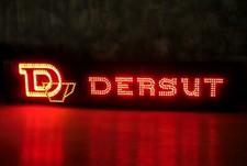 INSEGNA VINTAGE FORMATO GRANDE CAFFÈ  DERSUT  LARGE VINTAGE LUMINOUS SIGN 