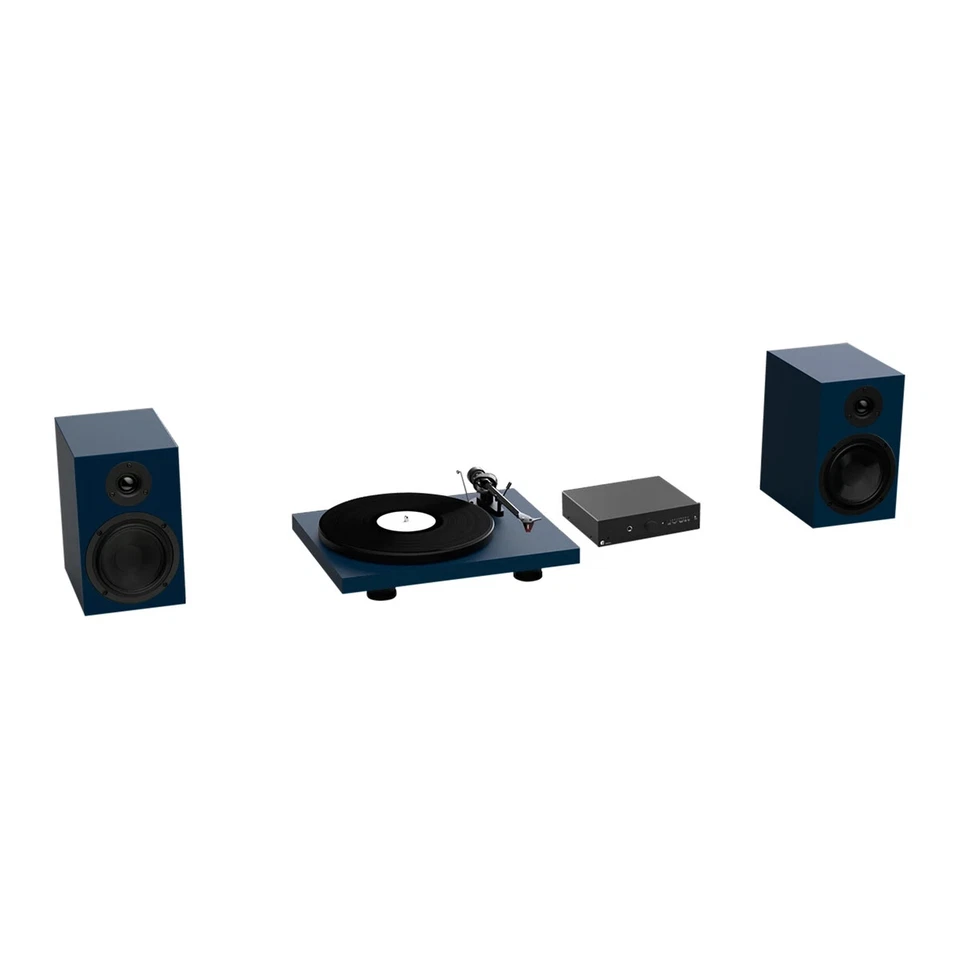 Pro-Ject Colourful Audio System, Stahl Blau, Neu, OVP, Vom Fachhändler