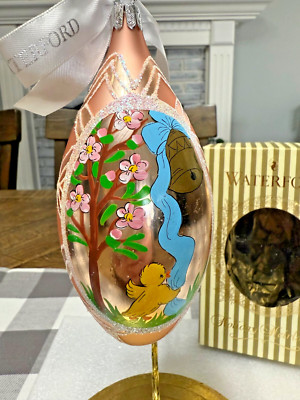 Waterford Holiday Heirlooms ''Easter Is Here'' Easter Egg Ornament - Pink