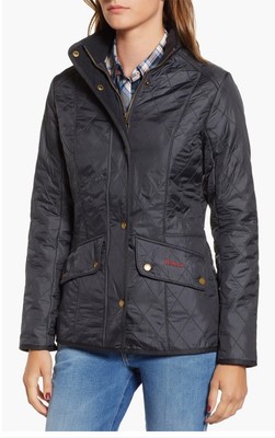 Barbour Cavalry Quilted Jacket: Size 4US: Navy (65)