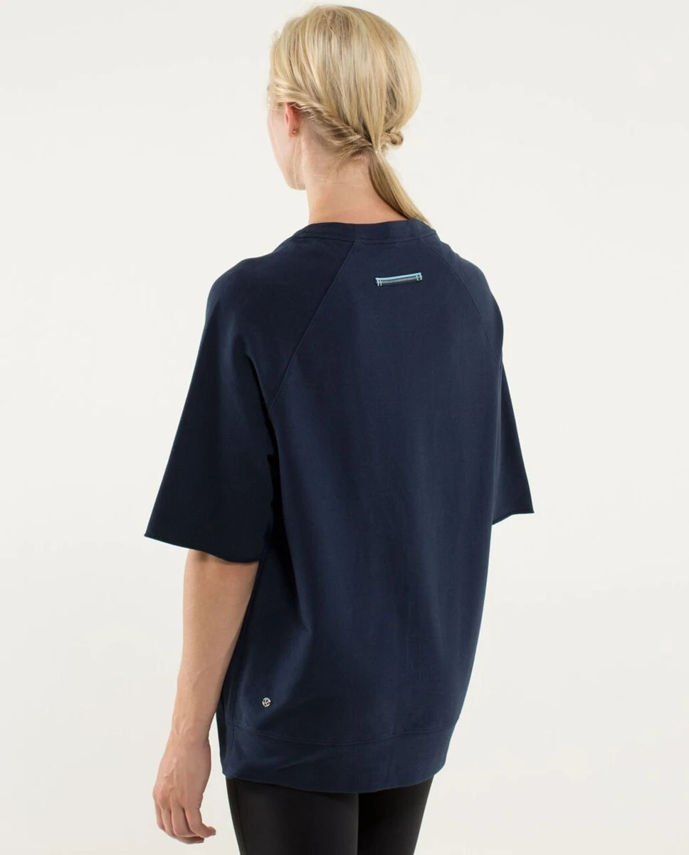lululemon short sleeve sweatshirt