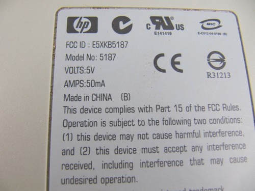 HP 5187 5187-7583 WIRED KEYBOARD PS/2 PS2 MEDIA MULTIMEDIA SILVER STANDARD - Picture 7 of 7