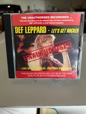 Def Leppard **RARE** Let’s Get Rocked The Unauthorised Recordings