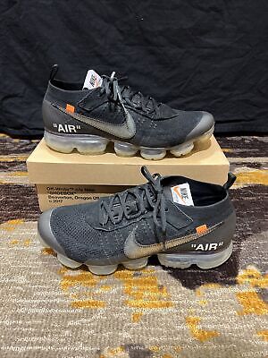 Off White X Nike Air Vapormax Part 2 Black Size    eBay