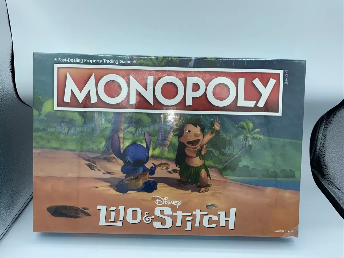 Disney Lilo & Stitch Monopoly Board Game  Lilo and stitch, Disney monopoly,  Board games