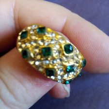 Ring in Yellow Gold plated UK Q and USA size 8 lattice work band