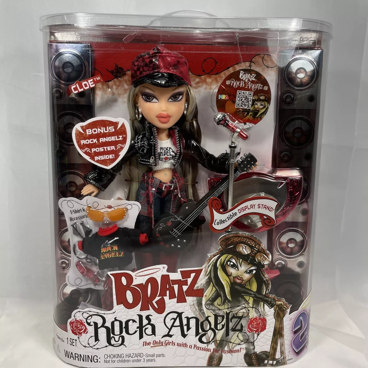 Original Bratz Doll Rock Angelz Yasmin Cloe Doll Children Toy