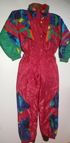 Fila Tuta Neve Donna Tg M IT 46 Vinaccia Impermeabile Sci Snowboard Vintage  | eBay