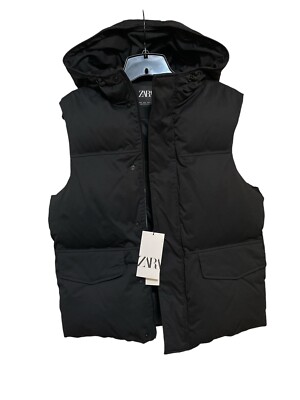 zara vest with hood
