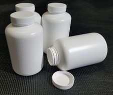 4pcs 500ML Plastic HDPE bottle with caps