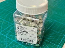 Hammond 1421CNB100 M6 Cage Nuts, Jar of 100, for square hole rails, Rack Mount