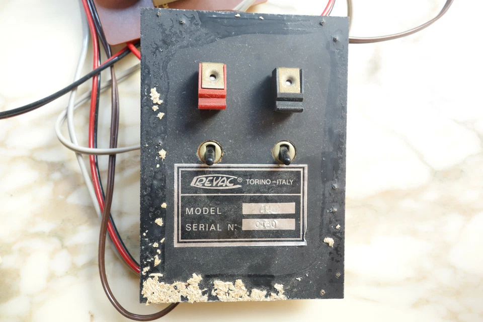 Revac Utah 44 Paire de filtres / borniers pour enceintes vintage - Immagine 3 di 4