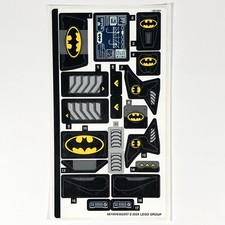 LEGO STICKER SHEET 76160 Mobile Bat Base Super Heroes Batman Decals Stickers